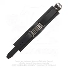 Metallica – Logo (Leather Wrist Strap) (Náramok)