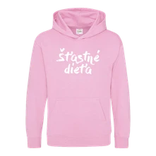 Dúhalka, Mikina Šťastné dieťa detská, Dieťa, Baby Pink