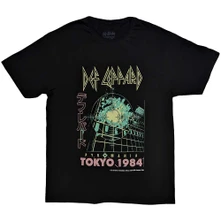Def Leppard, Tričko Tokyo, Unisex, Šedá