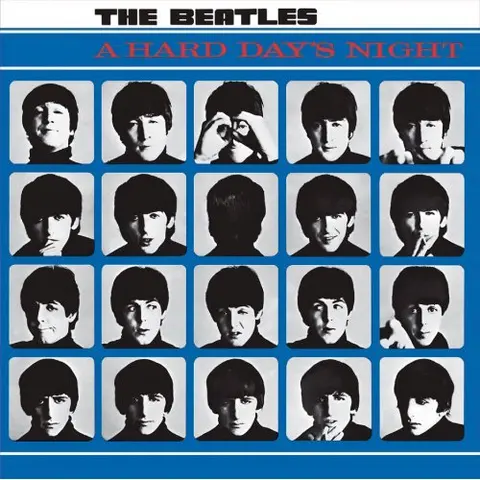 Steel Wall Sign: Hard Days Night Album Cover