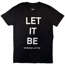 The Beatles – Let It Be (Čierna) (Tričko)