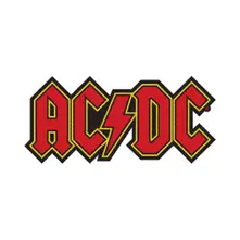 AC/DC – Logo Cut-Out (Nášivka)