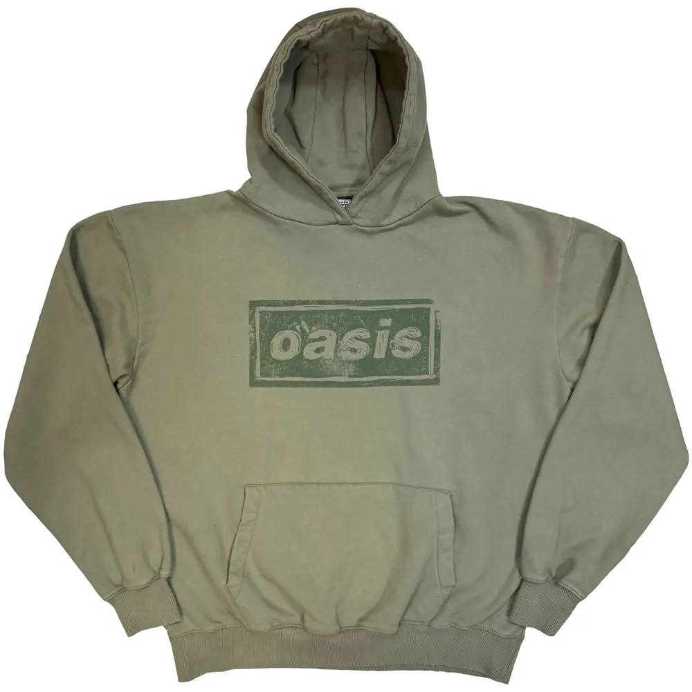 Unisex Pullover Hoodie: Lino Logo (Green) (Ex-Tour)