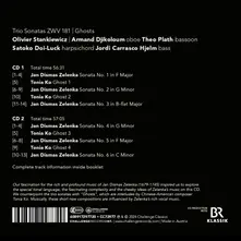 JAN DISMAS ZELENKA: TRIO SONATAS ZWV 181 / TONIA KO: GHOSTS thumbnail