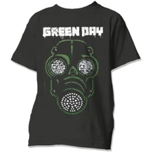 Green Day, Tričko Green Mask, Unisex, Čierna