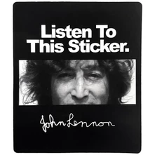 Nálepka Sticker: Listen