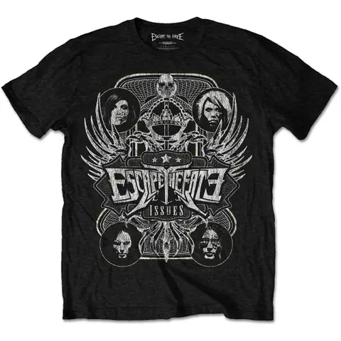 Escape The Fate – Tričko Issues (Čierna), Unisex, Čierna