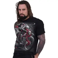 Unisex T-Shirt: DOTD Bikers (Black) (Back Print) thumbnail