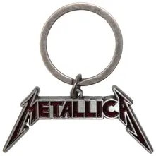Metallica – Deep Red Logo (Kľúčenka)