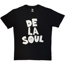 De La Soul, Tričko Logo Mono, Unisex, Čierna