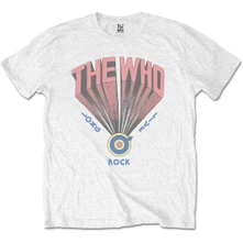 The Who, Tričko Long Live Rock, Unisex, Biela