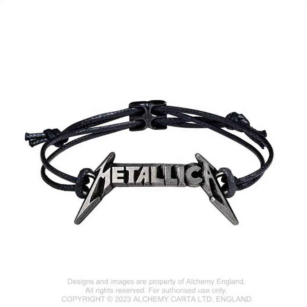 Metallica – Classic Logo (Wrist Strap) (Náramok)