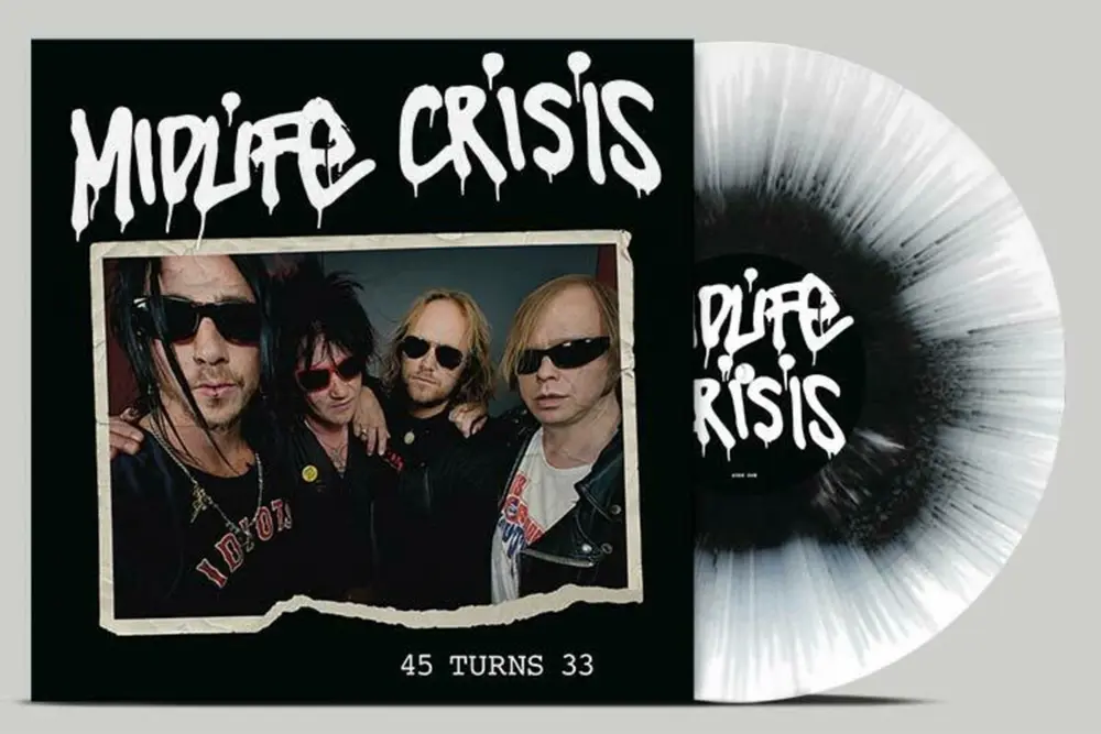 Midlife Crisis – 45 TURNS 33 (White Vinyl) (Vinyl)