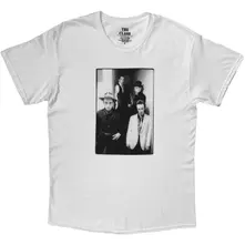 Unisex T-Shirt: London Calling Press Photo (White) (Back Print) thumbnail
