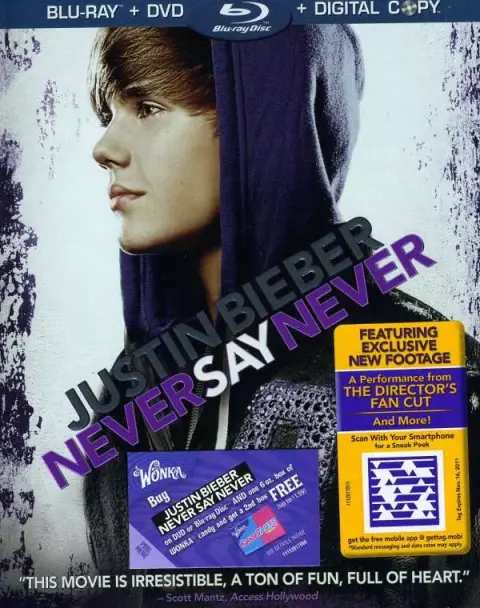 Justin Bieber – Blu-ray Never Say Never
