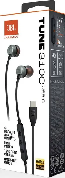 JBL Tune 310C USB-C Black thumbnail