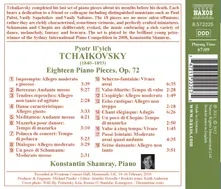 EIGHTEEN PIANO PIECES OP.72 thumbnail