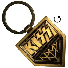Kiss – Gold Army Pennant (Kľúčenka)