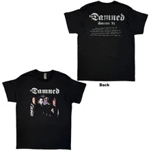 The Damned, Tričko Photo EU Tour Summer 24, Unisex, Čierna