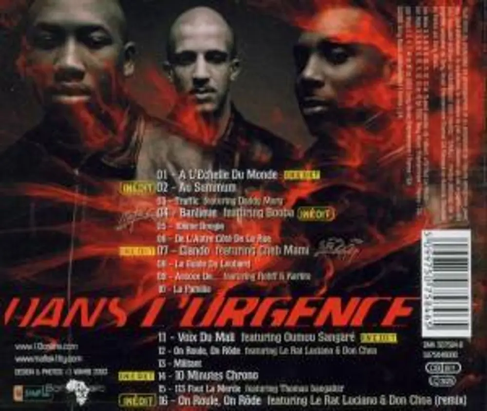 113 Dans L'urgence (CD)