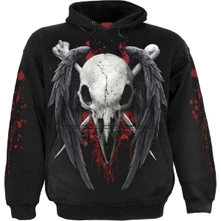 Spiral Stairs, Mikina Death Raven, Unisex, Čierna