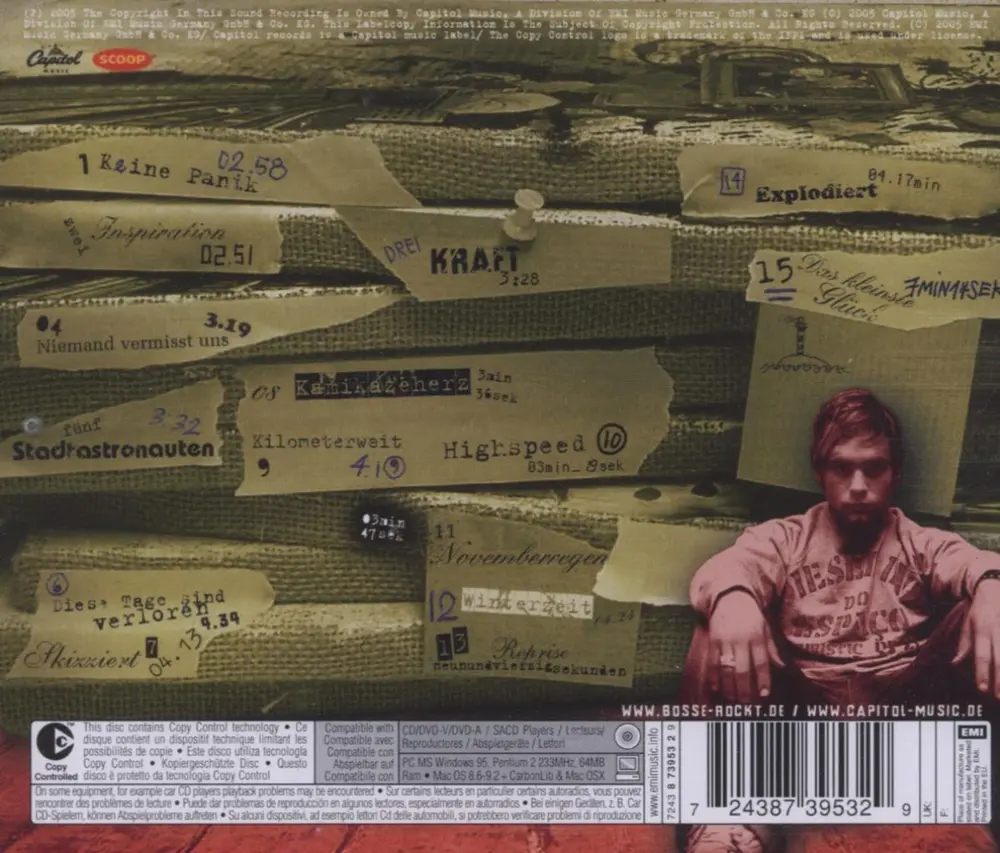 Bosse – KAMIKAZEHERZ (CD)