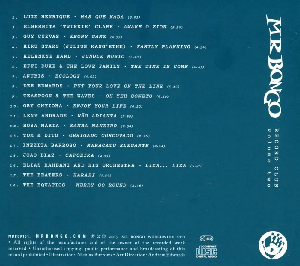 MR BONGO RECORD CLUB VOLUME TWO
