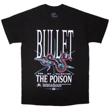 Bullet for My Valentine, Tričko The Poison Snake, Unisex, Čierna