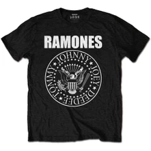 Ramones, Tričko Presidential Seal, Unisex, Čierna