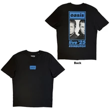 Tričko Unisex T-Shirt: Edinburgh 9 Aug Event (Black) (Back Print & Ex-Tour)
