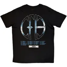 Unisex T-Shirt: Cowboys From Hell Tour '25 (Black) (Back Print) thumbnail