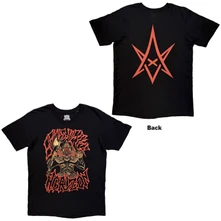Bring me the horizon, Tričko Unisex T-Shirt: Warrior (Black) (Back Print), Unisex, Čierna
