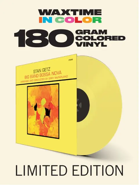 Stan Getz – Vinyl BIG BAND BOSSA NOVA (Yellow Vinyl, 2019)