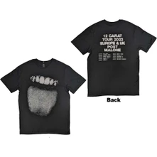 Post Malone, Tričko Fangs 2023 Tour Dates, Unisex, Čierna