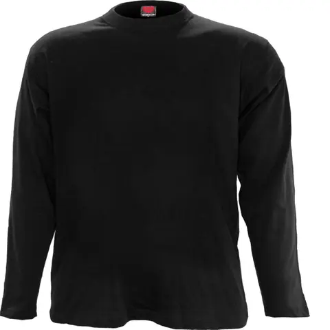 Unisex Longsleeve T-Shirt: Plain (Black) (Blank)