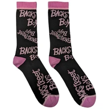 Backstreet Boys, Ponožky Logo Repeat, Unisex, Čierna