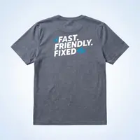 AT&T Fast Friendly Fixed Globe Re-Made T-Shirt
