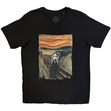 Unisex T-Shirt: Scream Painting (Black) thumbnail