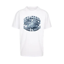 Erne100 x Freez247, Tričko Krakodeal premium, Unisex, Biela
