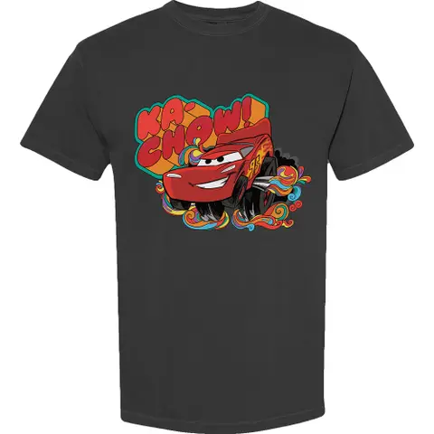 Tričko Cars Ka-Chow (Šedá), Unisex, Šedá