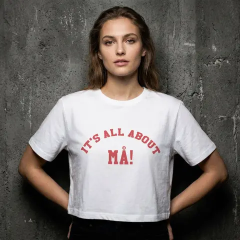 Maneskin – Croptop It's All About MA! (Biela), Žena, Biela