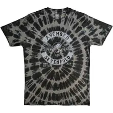 Avenged Sevenfold A7X, Tričko Deathbat Crest, Unisex, Šedá