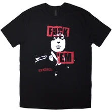 The Libertines, Tričko Fuck 'Em Slogan, Unisex, Čierna