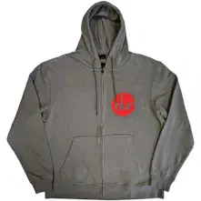 Blur – Circle Logo (Šedá) (Mikina na zips)