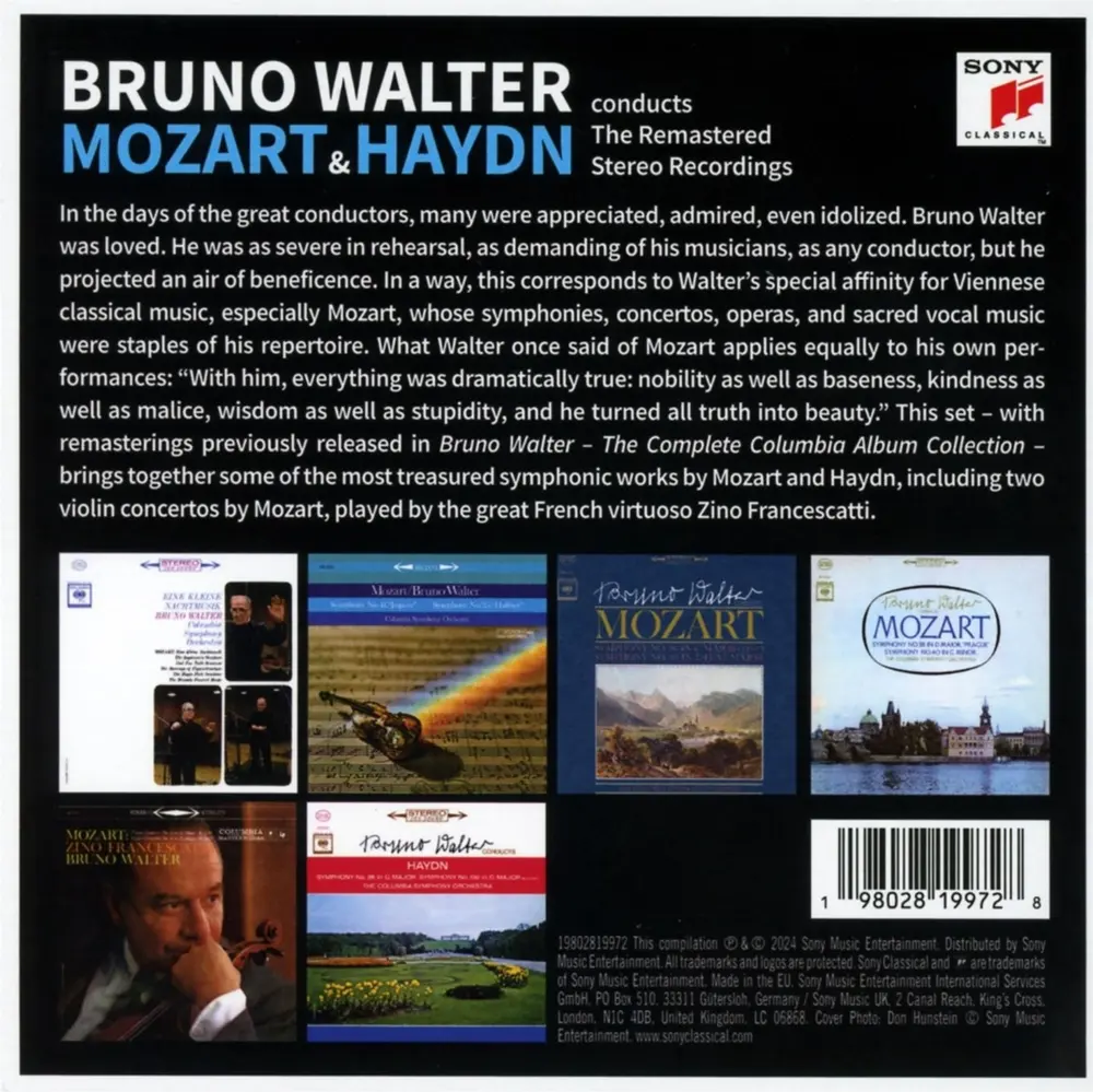 Bruno Walter Conducts Mozart & Haydn - the Remastered Stereo Recordings
