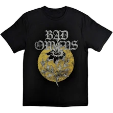 Bad Omens, Tričko Sunflower, Unisex, Čierna
