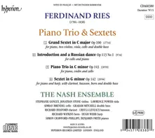 FERDINAND RIES: PIANO TRIO & SEXTETS thumbnail