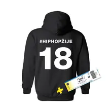 Hip Hop Žije Festival – 2018 Mikina + VIP Lístok (Balík)