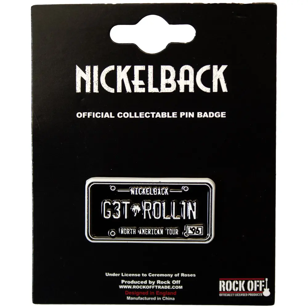 Nickelback – License Plate (Odznak)