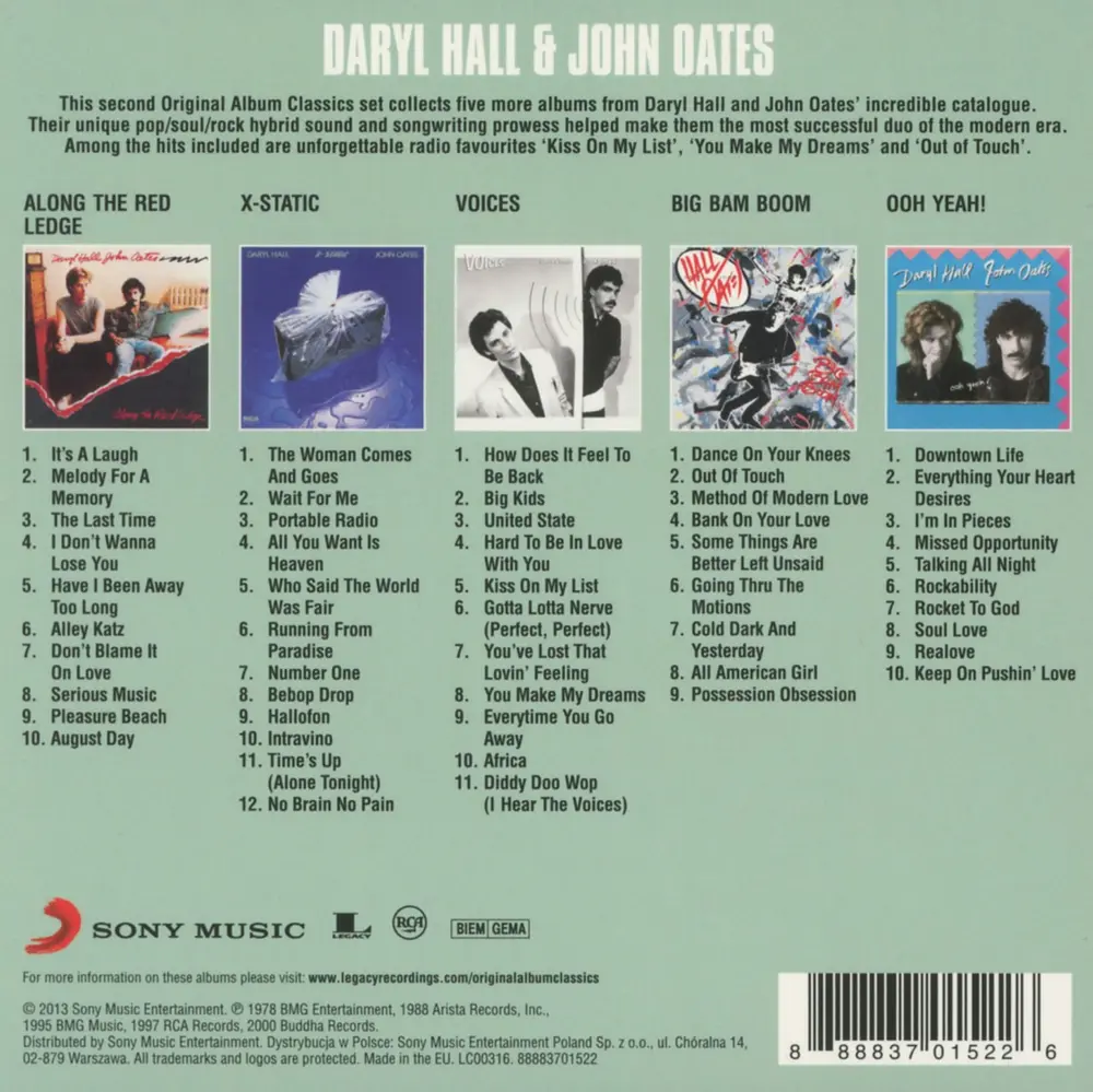 Daryl Hall & John Oates - Original Album Classics (Box Set)